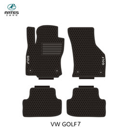 Front And Rear Personalized Car Mats Eco Friendly Rubber Non Skid With Logo